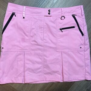 GG Blue Boca Skort Womens‎ 8 Pink Zipper Pockets Activewear Tennis Golf Cute